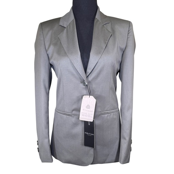 Aldo Conti Jackets & Blazers - Aldo Conti Italia Sage Green Pure New Wool Blazer Jacket Professional NWT